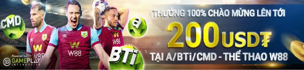 khuyen mai w88 chào mừng thể thao