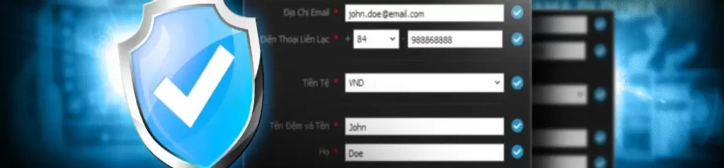 thưởng w88 xác thực thông tin